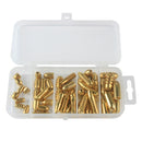 52pcs Copper Sinkers Weights Fast Sinking for Texas Rig Making Bass Fishing