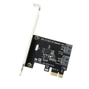 PCIe to Dual SATA3.0 6G Expansion Controller Adapter Card Module for Desktop