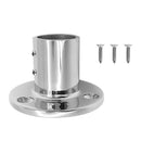 1 Pair 316 Stainless Steel Boat Hand Rail Fitting 22mm Round Stanchion Base