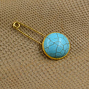 10pcs 20mm DIY Jewelry Cabochon Cameo Setting Brooch Blank Base Safety Pins