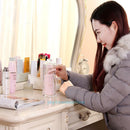 Clear Acrylic Makeup Storage Holder Case Cosmetic Cotton Pad Swab Organizer Box