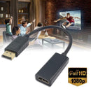1080P DP Display Port Male to HDMI Female Converter Adapter Cable Cord Wire