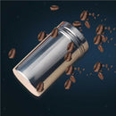 Stainless Steel Tea Jar Seasoning Pepper Condiment Mini Coffee Pots with Lid