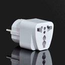Portable CA UK US AU to EU European Power Socket Plug Travel Converter Adap Z0B9