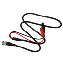 P1011 BNC Q9 Male Double Dot Crocodile Oscilloscope Lead Test Probes Cable  I9F7