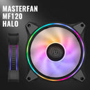 Cooler Master MF120 12cm DC 12V ARGB 4-Pin PWM Quiet Fan for Computer Case