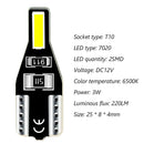10x T10 7020SMD LED CANBUS Error Free Wedge Car Map Side Marker Light Bulbs A