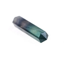 1PC Natural Fluorite Quartz Crystal Stone Colorful Striped Hexagonal Wand BX