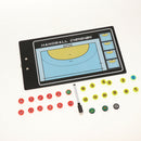 Sport Coaches Board Double Side Multifunction Strategy Clipboard Volleyball