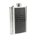 8oz Portable Stainless Steel Liquor Hip Flask Russia Camping Flagon Black
