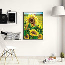 5D DIY Full Drill Diamond Painting Sun Flowers Cross Stitch Embroidery Kits