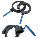 Gear Ring Belt W/ Metal Hand Grip for Follow Focus DSLR Camera 49-82mm Lens