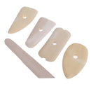 5pcs Wood Pottery Clay Sculpture Ceramics Molding Tool Pottery Tools Rib BX