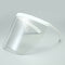 Large Full Face Shield Goggles Clear Lens Sunglasses Flat Top Wrap Visor White