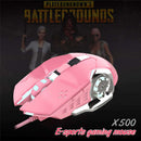 1X(Hxsj X500 Lighted Wired Dame Mouse 6 Programmable Button Up To 3200dpi G