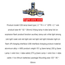 8 LED Headlight USB Rechargeable Waterproof Outdoor Work Light Lamp Head Torch