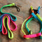 Strengthen Colorful Pets Puppy Lead Harness Leash Traction Rope Nylon