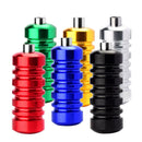 22Pcs Stainless Steel Tattoo Nozzle Tips Set with 6 Colors Aluminum Ribbed