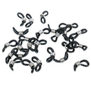 25 Pieces Eyeglass Chain Ends,Adjustable Rubber Ends Connectors for Eye Glasses