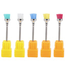 Pro Ceramic Drill Bit Nail Art Dust Brush Remover Nail Manicure Cleaner Tool-AU