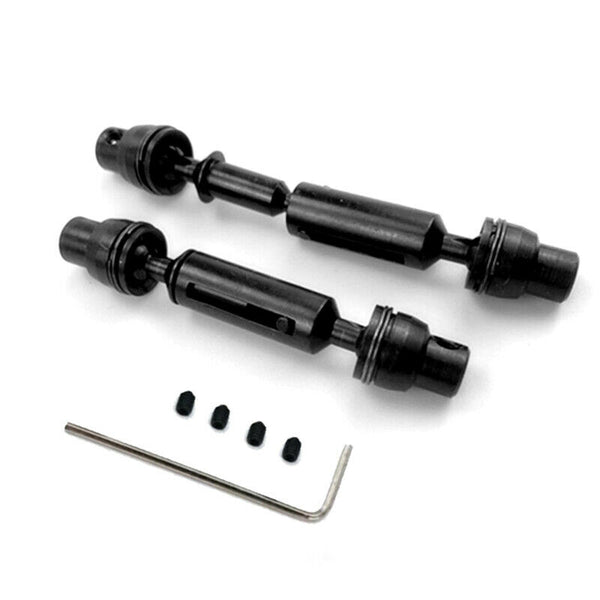 2PCS Metal Drive Shaft Joint CVD For WPL 1/16 B14 C14 B24 C24 C34 RC Car Truck