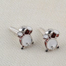 1 Pair Fashion Men's Cufflinks Fashion Band Drums Shirt Cufflinks Cuff Link