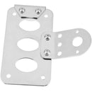 Motorcycle Side Mounted Aluminum Alloy Tail Light Bracket License Plate Bra