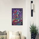 Diy 5D Diamond Painting Colorful Cat Partial Special Shaped Rhinestone Embr