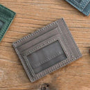 DIY Leather 3 Pockets Card Bag Kit Make Your Own Leather Card Holder Grey