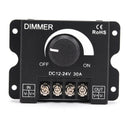 30A LED dimmer DC 12V 24V 360W adjustable brightness lamp bulb strip driver.ES
