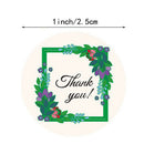 500Pcs Floral Thank You Stickers for wedding decoration Craft Party SupplieSEAU