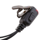 LED PTT Handsfree Air Tube Headset Earphone Mic For 2Pin Radio Walkie Talkie