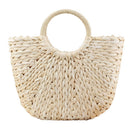 Women'S Straw Hand Bag Large Shoulder Tote Bag Bucket Summer Bags Women Tas M5S6