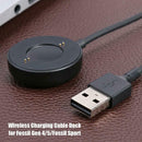 Wireless Charging Cable Dock Cradle Charger for Fossil Gen 4/5/Fossil Sport