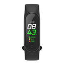 M4 Waterproof Touch Screen Sports Heart Rate Monitor Smart Bracelet Black