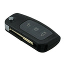 434MHz 3 Buttons Flip Key Fob Transponder 4D60 Chip For Ford FOCUS MONDEO C M E4