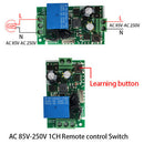 AC85V~220V 1CH remote control light switch relay output radio receiver module  Z