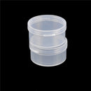 5x Round Plastic Box Mini Storage Box With Cover Multipurpose Storage Box BX
