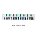 2pcs Kalimba Scale Stickers Thumb Piano Key Note Decals Musical Instrument A