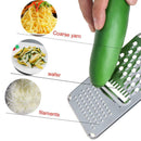 3 in 1 Fruits Vegetable Peeler Planing Grater Kitchen Stainless Steel Tool