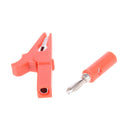 55MM Alligator clip + BANANA PLUG, test probe with 4mm Banana Plug Cable ClipsJR
