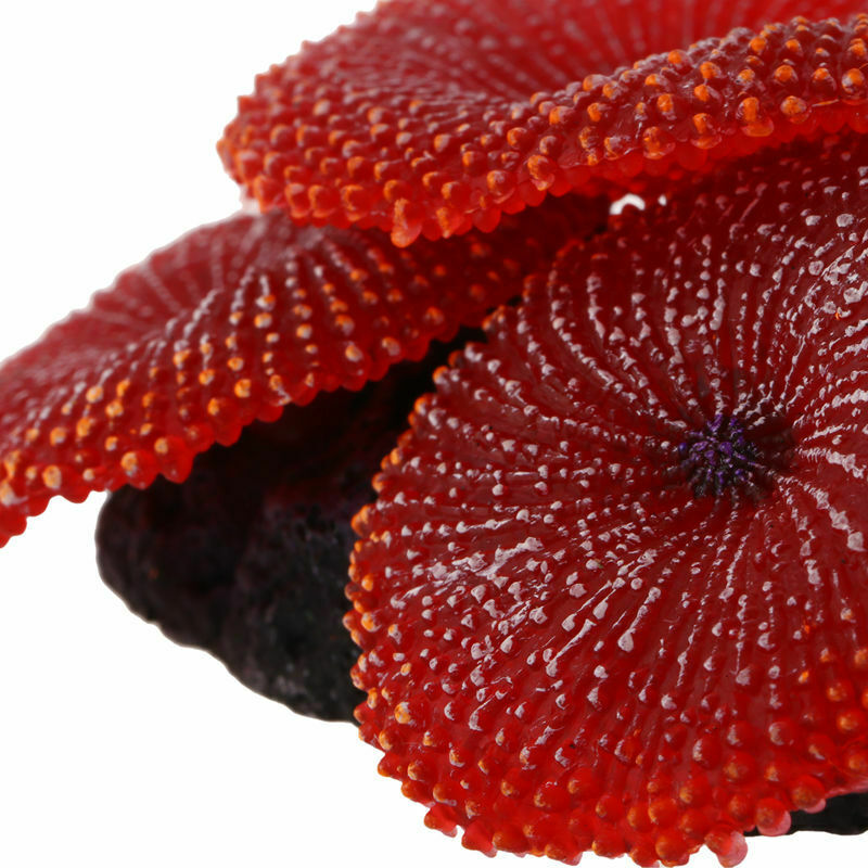 Artificial Aquarium Fish Tank Decoration Coral Sea Plant Ornament Silicone