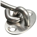 Stainless Steel Heavy Duty Cabin Hook and Eye Lock for Shed, Gate or Garage G1O8