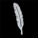 2pcs feather metal cutting dies stencil scrapbook album paper embossing craft ME