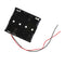 Black AA x 4 Open Battery Holder Box With 15cm Wires JR