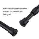 5 Pack Cupboard Bars Tensions Rod Spring Curtain Rod for DIY Projects, Exte
