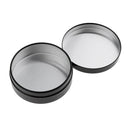 5 Pack 100ml Aluminum Round Lip Balm Tin Containers with Screw Thread Lid -