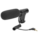 3.5mm Jack Stereo Interview Microphone Camera DV Outdoor PC Recording Video Mic