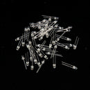 100pcs 3mm White LED Light Lamp Emitting Diode Current 20mA 2000-3000MCD