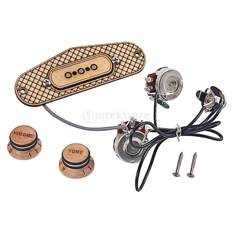 3 String Cigar Box Guitar Pickup Amplifier with Input Jack Cable String